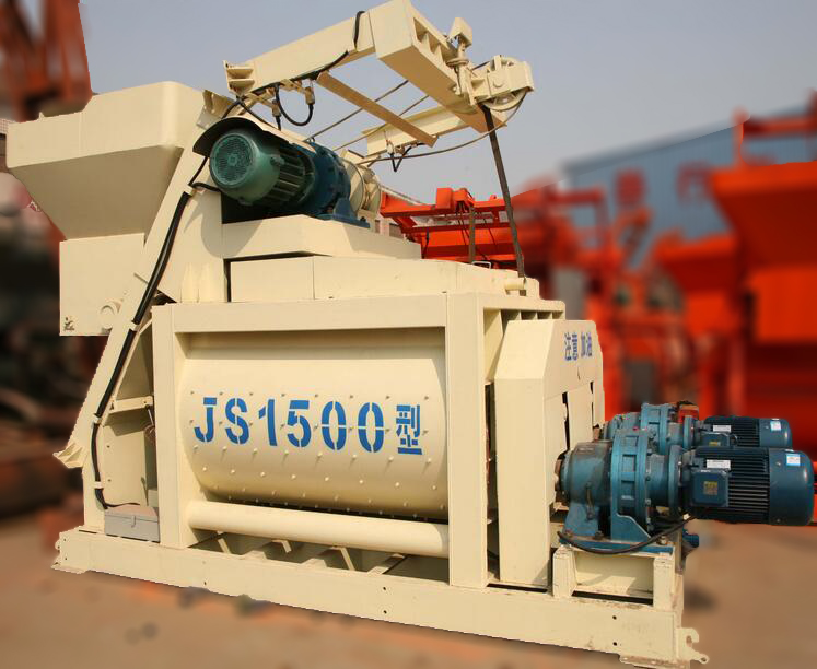 JS1500 Twin shaft horizontal forced type mixer