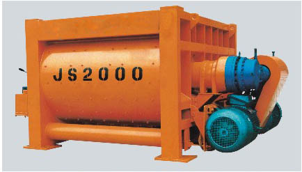 JS2000 Twin shaft horizontal forced type mixer