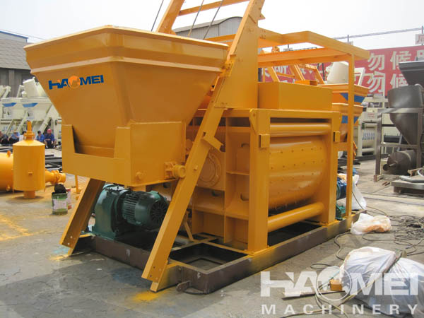 JS750 Twin shaft horizontal forced type mixer