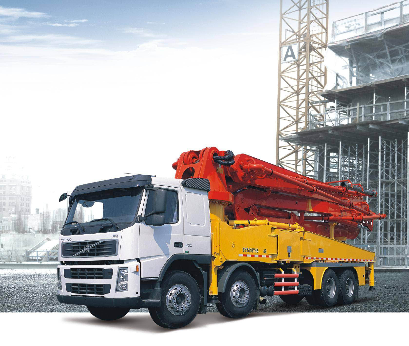  Truck Mounted Boom Concrete Pump