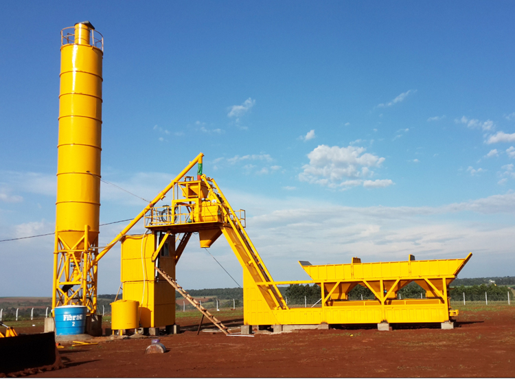 Fast-Way Portable Concrete mixing Plant